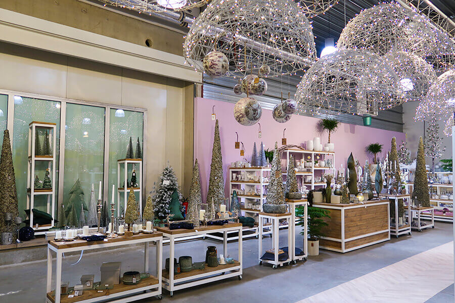 Groothandel kerstdecoratie & accessoires in cash & carry locatie