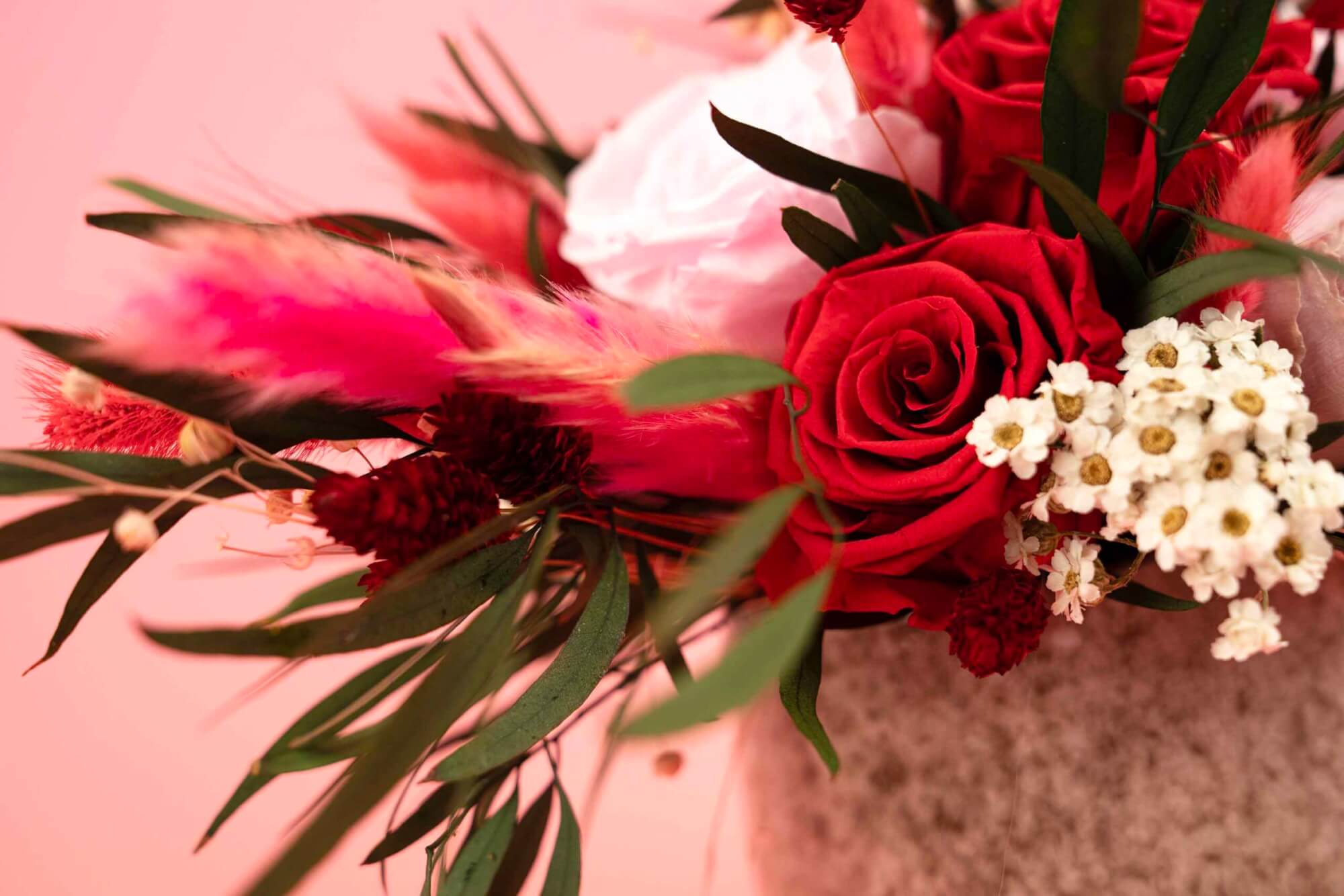 Valentijn bij Agora - Rode rose, witte rose